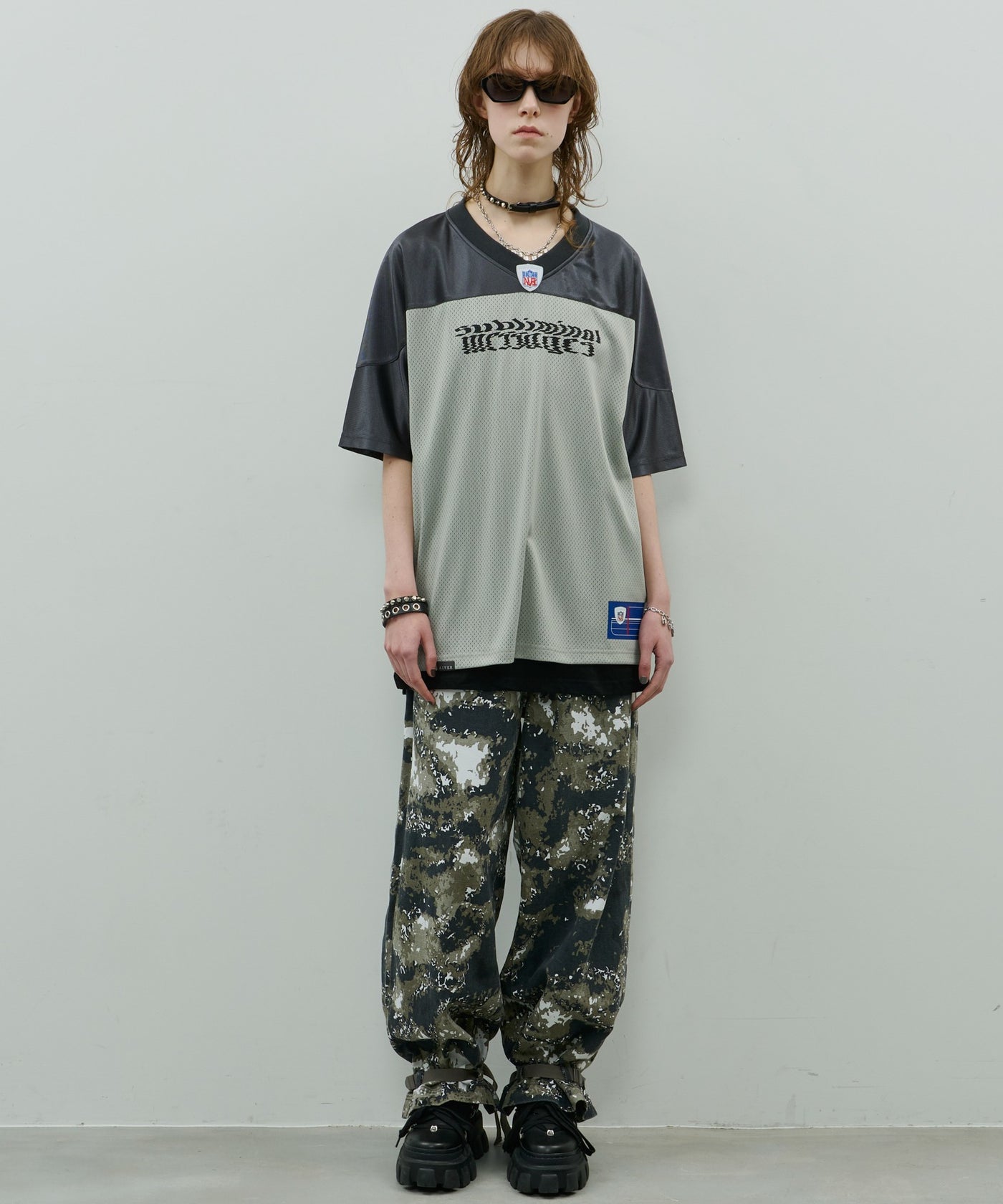 iverson アメフトゲームシャツ AIVER フットボールゲームシャツ