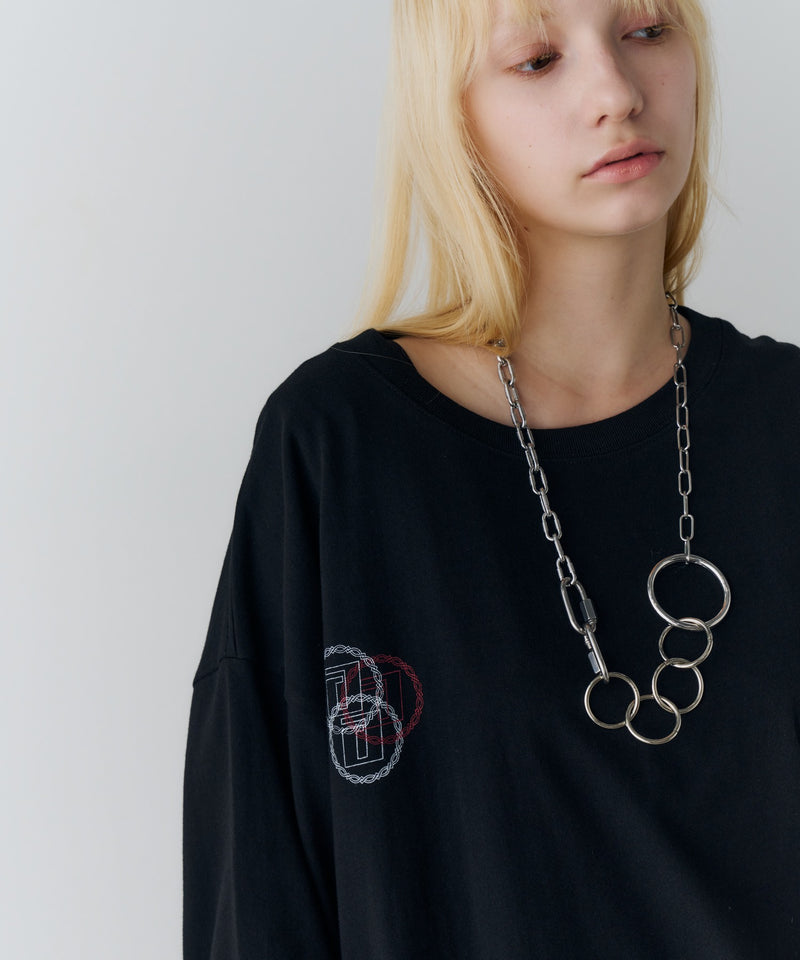 【予約】AIVER　エラープリントL/S TEE