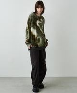 【予約】AFF AIVER　ムラ染めニットL/S TEE