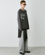 AIVER　レックス刺繍L/S TEE