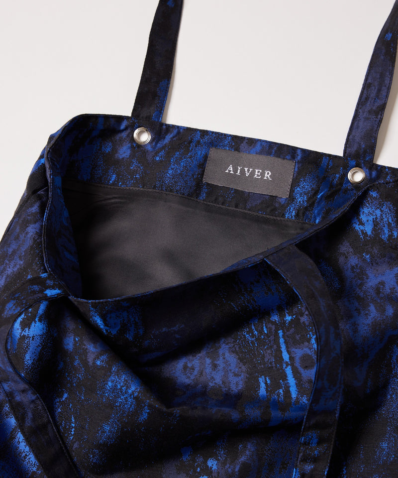 AIVER　アブストラクトジャガードトートバッグ