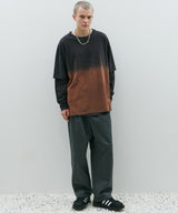 AFF AIVER　グラデーションブリーチレイヤードロンTEE