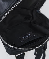 AIVER　スラッシュジップカウレザーミニボストン　MADE IN JAPAN