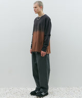 AFF AIVER　グラデーションブリーチレイヤードロンTEE