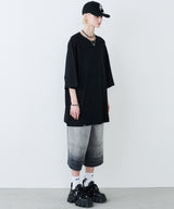 AIVER　16/‐ウォッシュ天竺モンスターS/S TEE