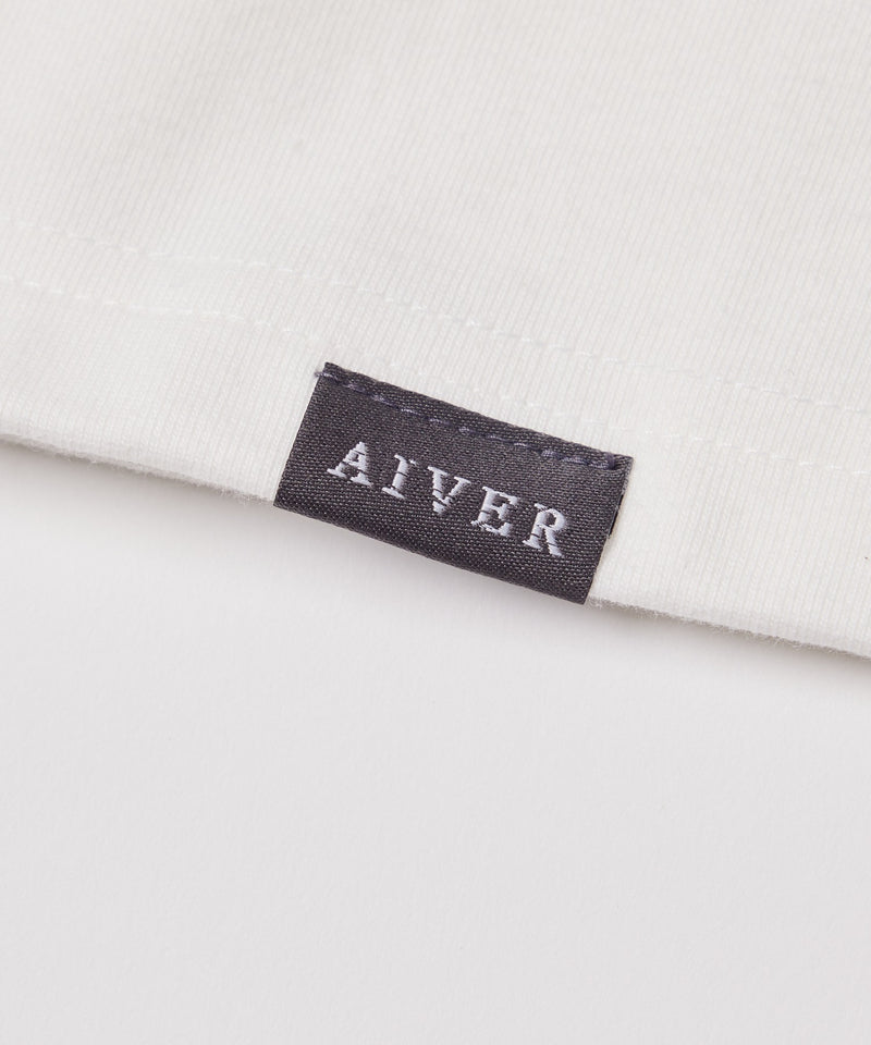 AIVER　12/-ウォッシュ天竺ヘビーウエイトN/S TEE