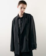 model：H178 B80 W68 H90 着用サイズ：MEDIUM　(ブラック)