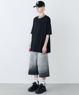 【予約】AFF AIVER　16/-ウォッシュ天竺スキッパーS/S TEE