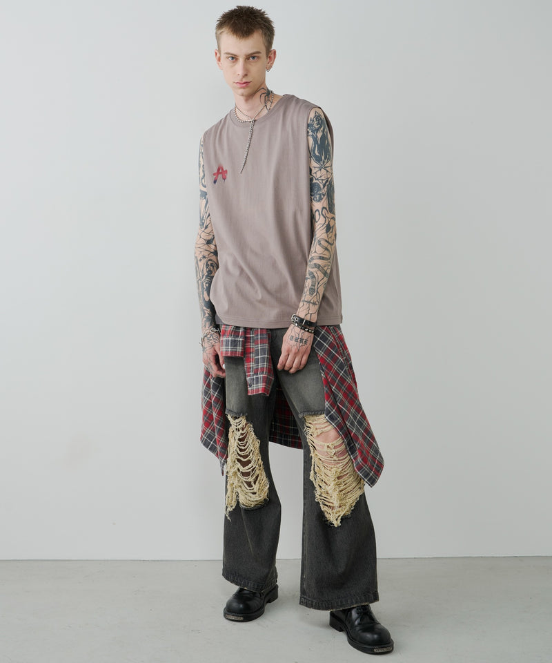 【予約】AIVER　AグラデーションN/S TEE