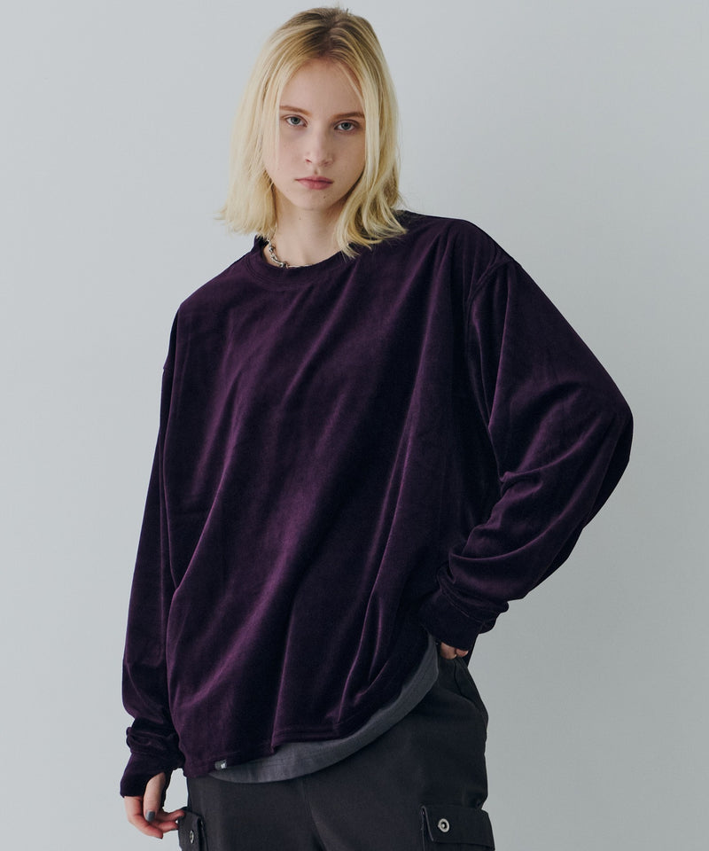 【予約】AFF AIVER　サムホールベロアロンTEE