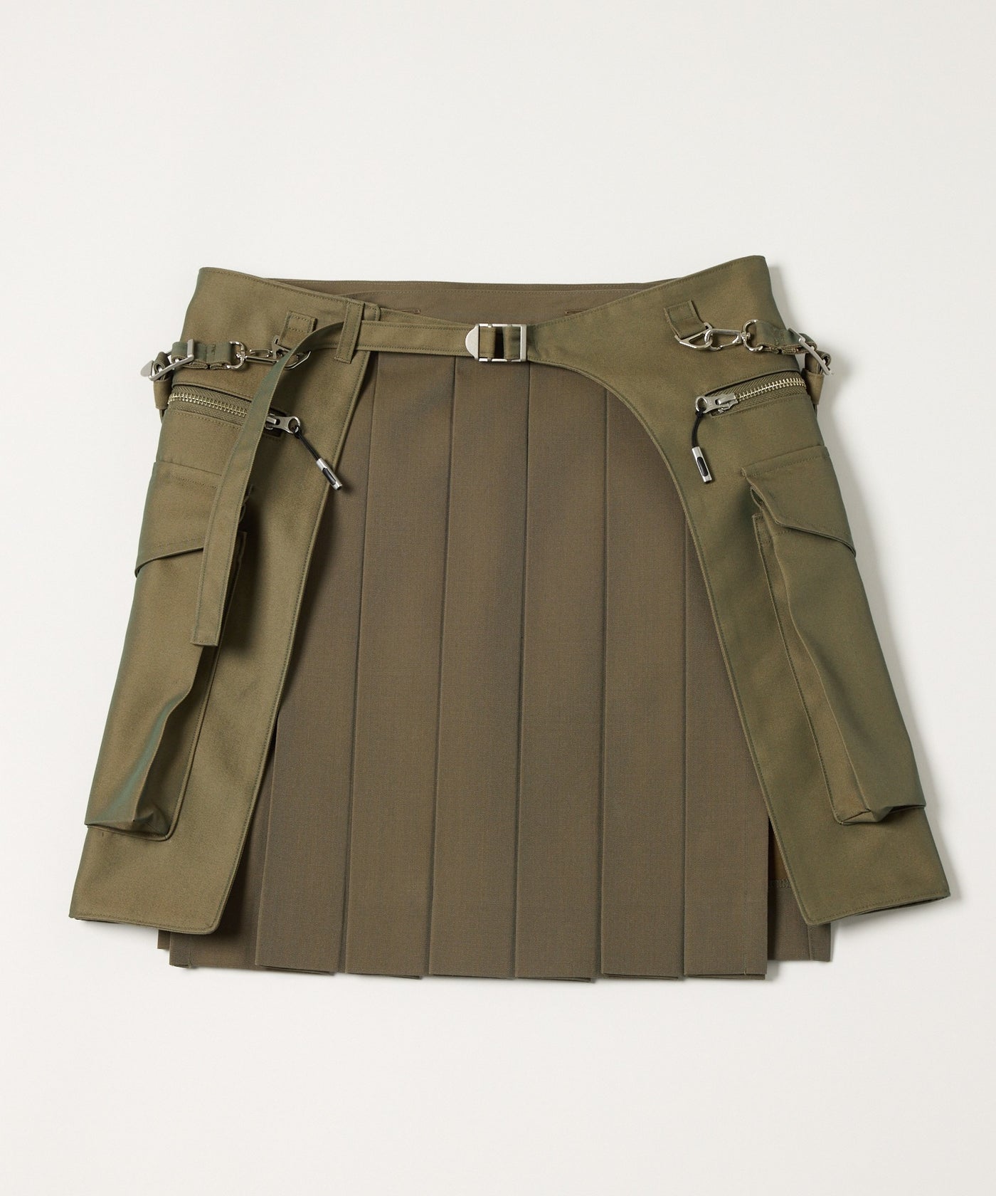 AIVER Atelier Made プリーツレイヤードスカート MADE IN JAPAN