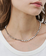 AFF AIVER　　天然石カットビーズネックレス　MADE IN JAPAN