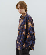 AFF AIVER　ブリーチラグランチェックシャツ