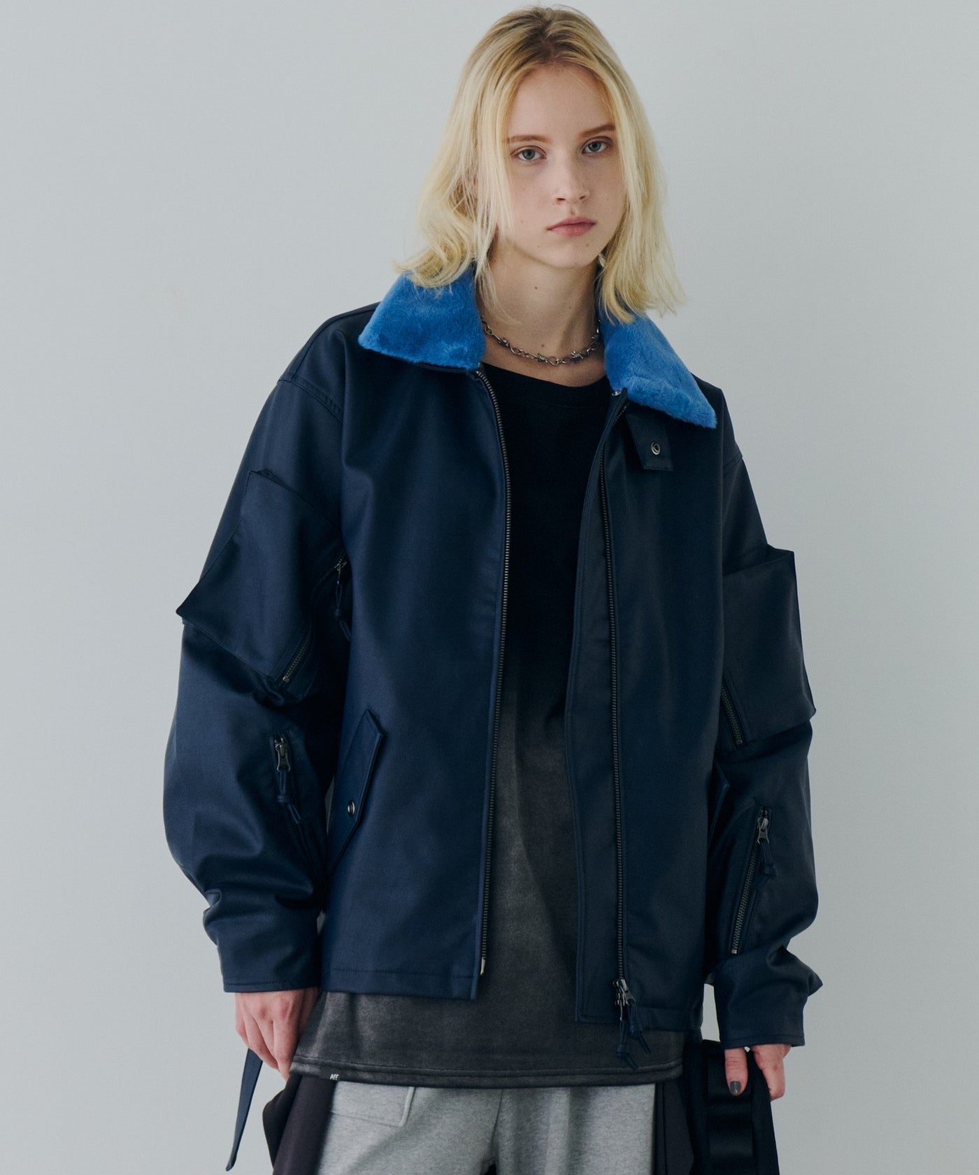 AIVER 2WAYカラーフライトジャケット