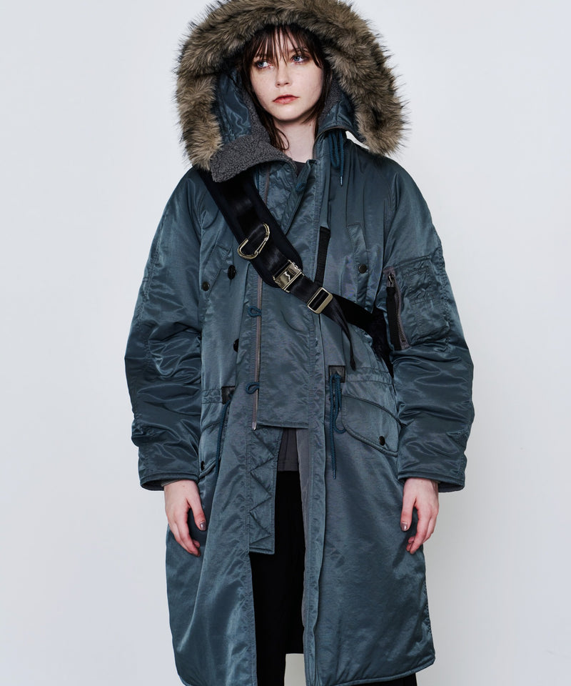 【予約】AIVER Atelier Made　ミックスファーショルダーバッグ