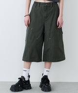 AIVER　ワイドクォーターダブルニーパンツ