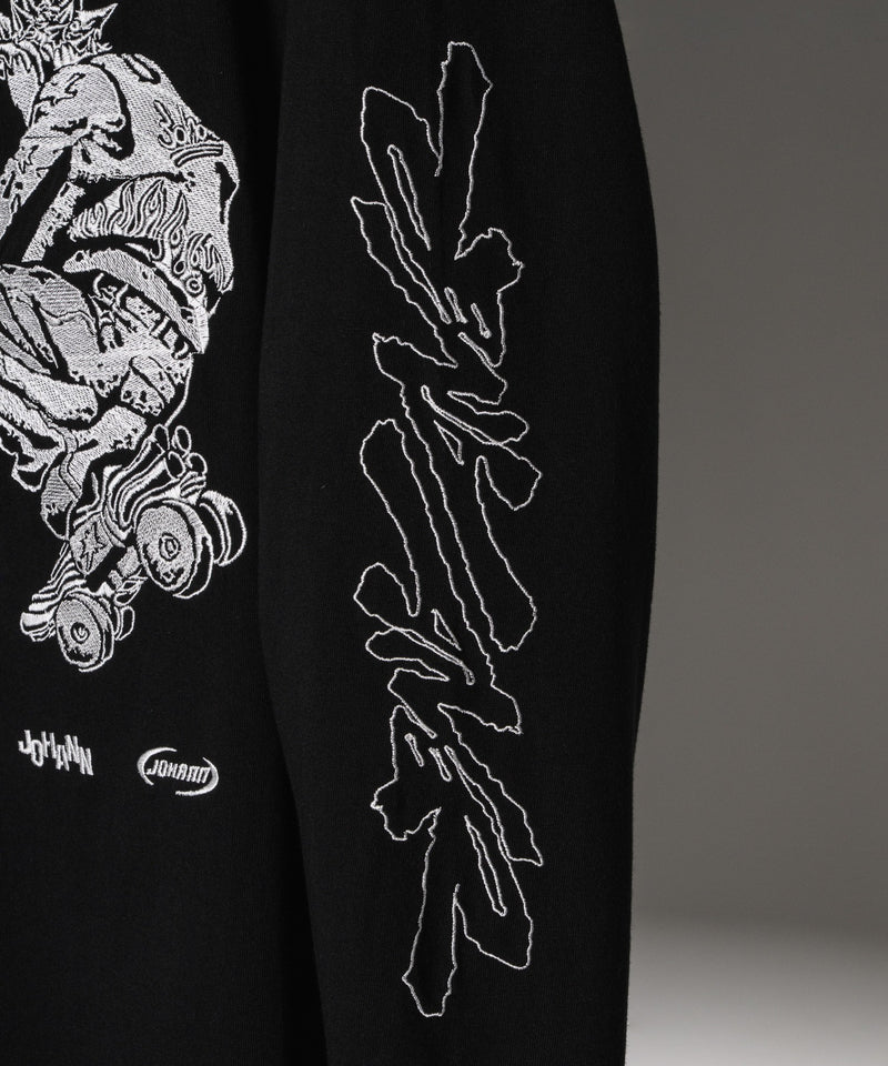Johann×AIVER　刺繡L/S TEE