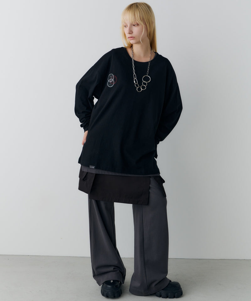【予約】AIVER　エラープリントL/S TEE