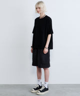 AIVER　30/2ウォッシュ天竺ガゼットポケットコンパクトS/S TEE