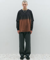 AFF AIVER　グラデーションブリーチレイヤードロンTEE