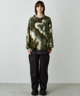 【予約】AFF AIVER　ムラ染めニットL/S TEE