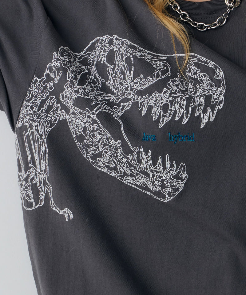 AIVER　レックス刺繍L/S TEE