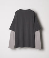 【ONLINE STORE先行予約】AFF AIVER　ワッフルレイヤードL/S TEE