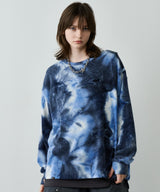 【予約】AFF AIVER　ムラ染めニットL/S TEE