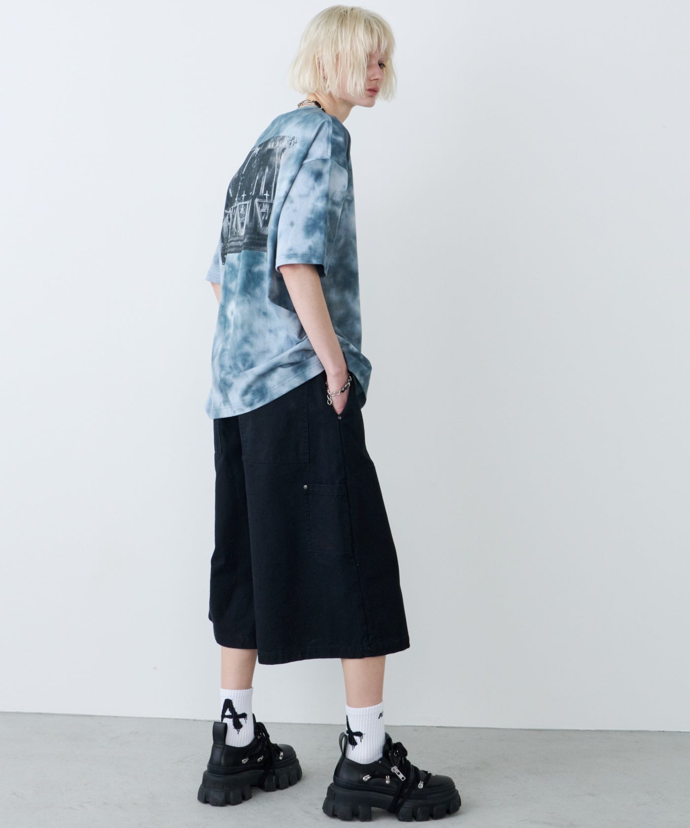 AIVER S GRAVE S/S TEE (DYED)