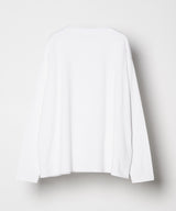 【予約】AIVER　30/2ウォッシュ天竺フットボールL/S TEE