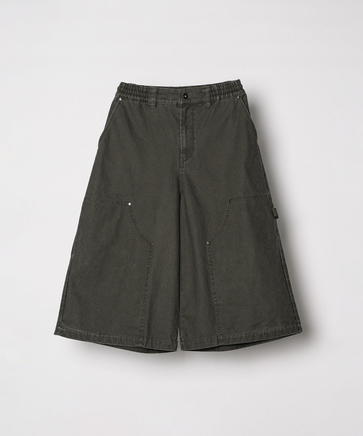 AIVER ワイドクォーターダブルニーパンツ