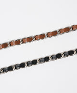 【ONLINE STORE先行予約】AFF AIVER　編み込みチェーンチョーカーネックレス　MADE IN JAPAN