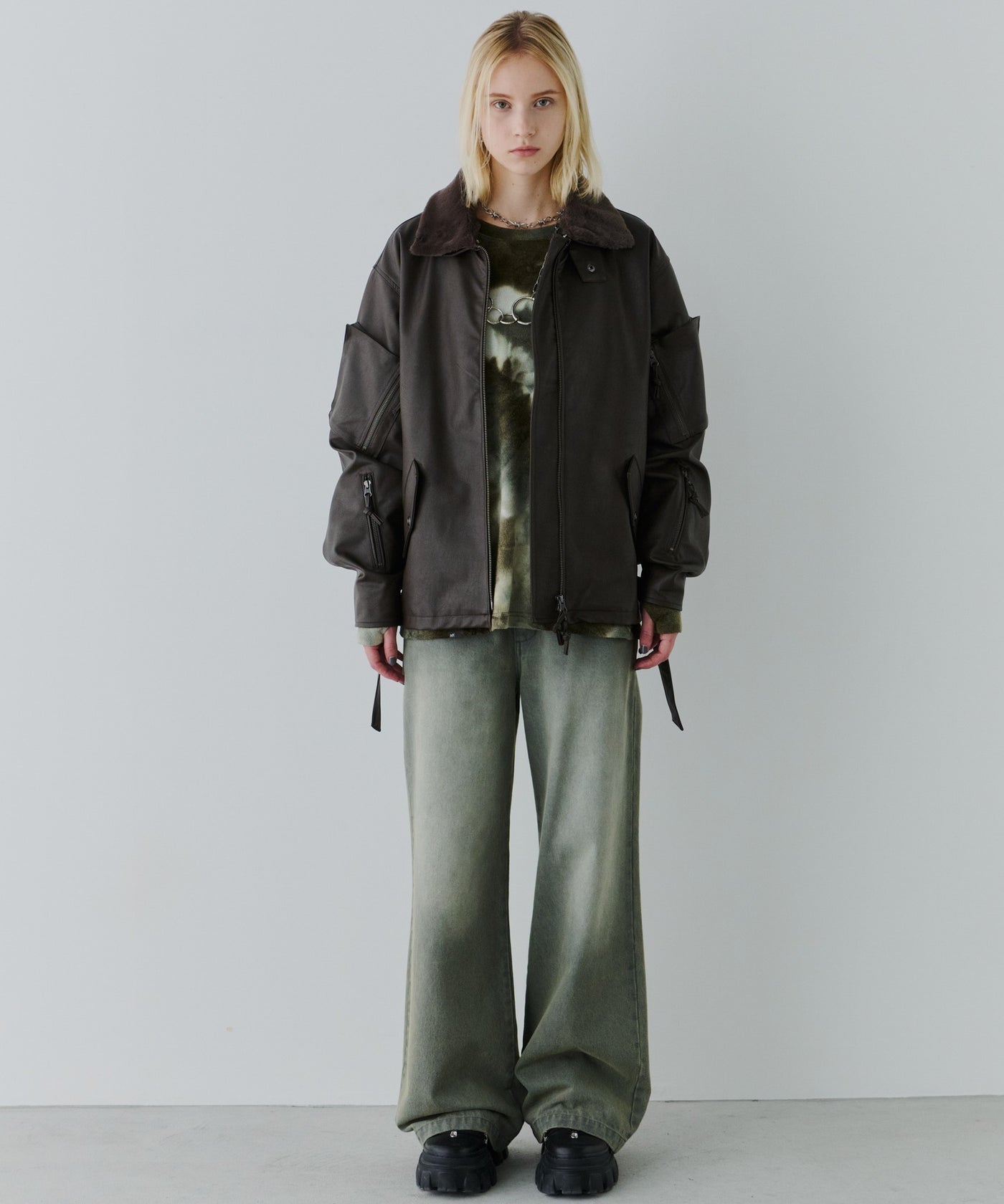 予約】AIVER 2WAYカラーフライトジャケット