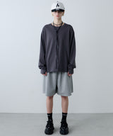 【ONLINE STORE先行予約】AFF AIVER　16/-ウォッシュ天竺ワイドスリーブL/S TEE