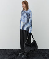【予約】AFF AIVER　ムラ染めニットL/S TEE