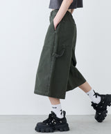 AIVER　ワイドクォーターダブルニーパンツ