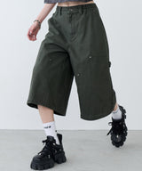 AIVER　ワイドクォーターダブルニーパンツ