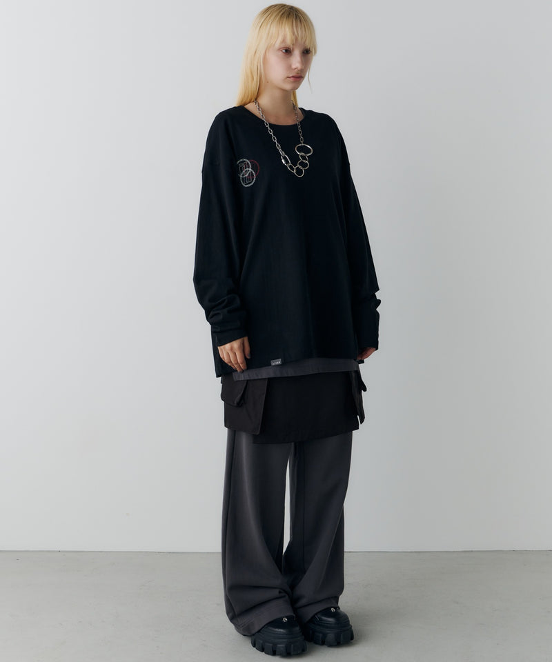 【予約】AIVER　エラープリントL/S TEE