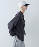 【ONLINE STORE先行予約】AFF AIVER　16/-ウォッシュ天竺ワイドスリーブL/S TEE