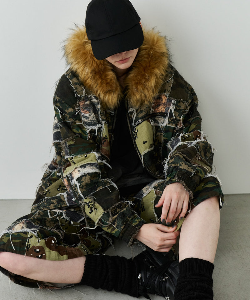 【予約】AIVER　カモボロファーブルゾン