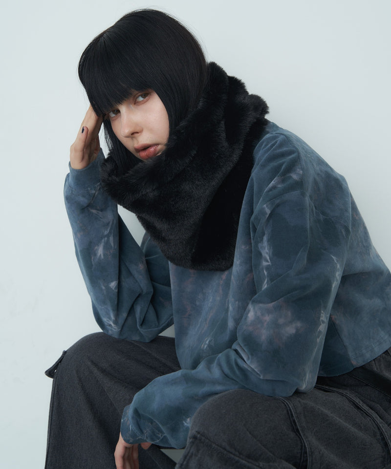 【予約】AFF AIVER　ボリュームファー ネックウォーマー