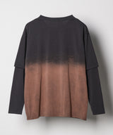 【予約】AFF AIVER　グラデーションブリーチレイヤードロンTEE