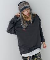【予約】AIVER　エラープリントL/S TEE
