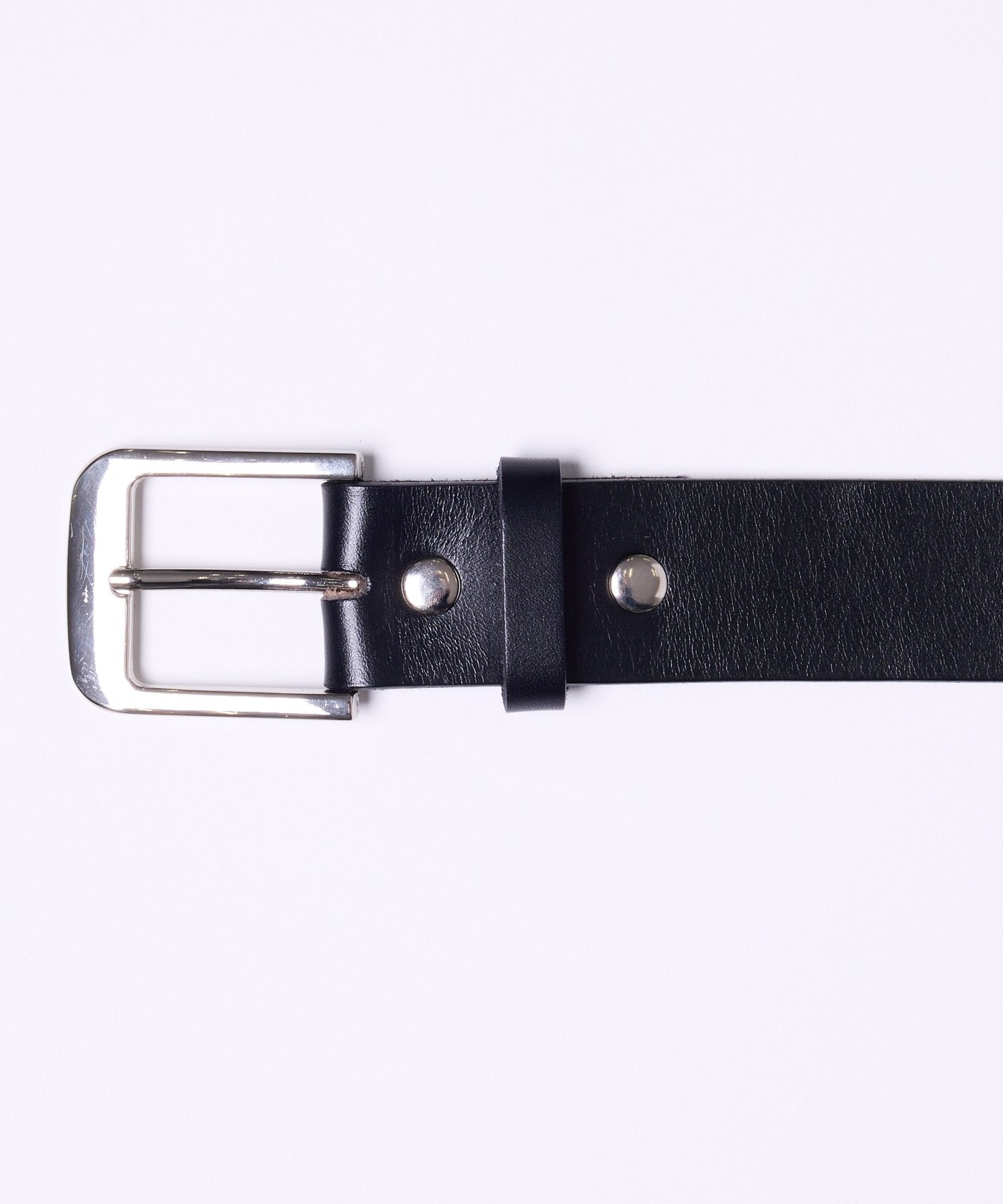 美品　DGスタッズ付きレザーベルト ラディアルデザインスタッズベルト 栃木レザー40mm【ベルト革