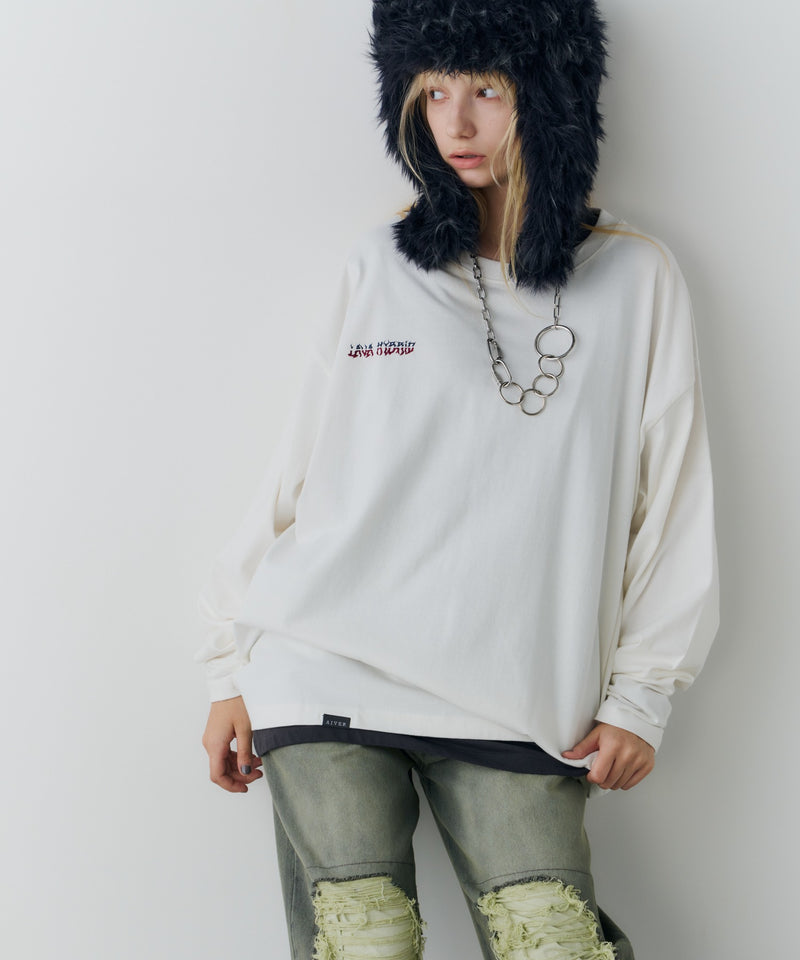 【予約】AIVER　LAVAハイブリットL/S TEE