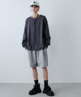 【ONLINE STORE先行予約】AFF AIVER　16/-ウォッシュ天竺ワイドスリーブL/S TEE