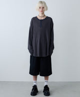 AIVER　ヘビーワッフルモンスターL/S TEE