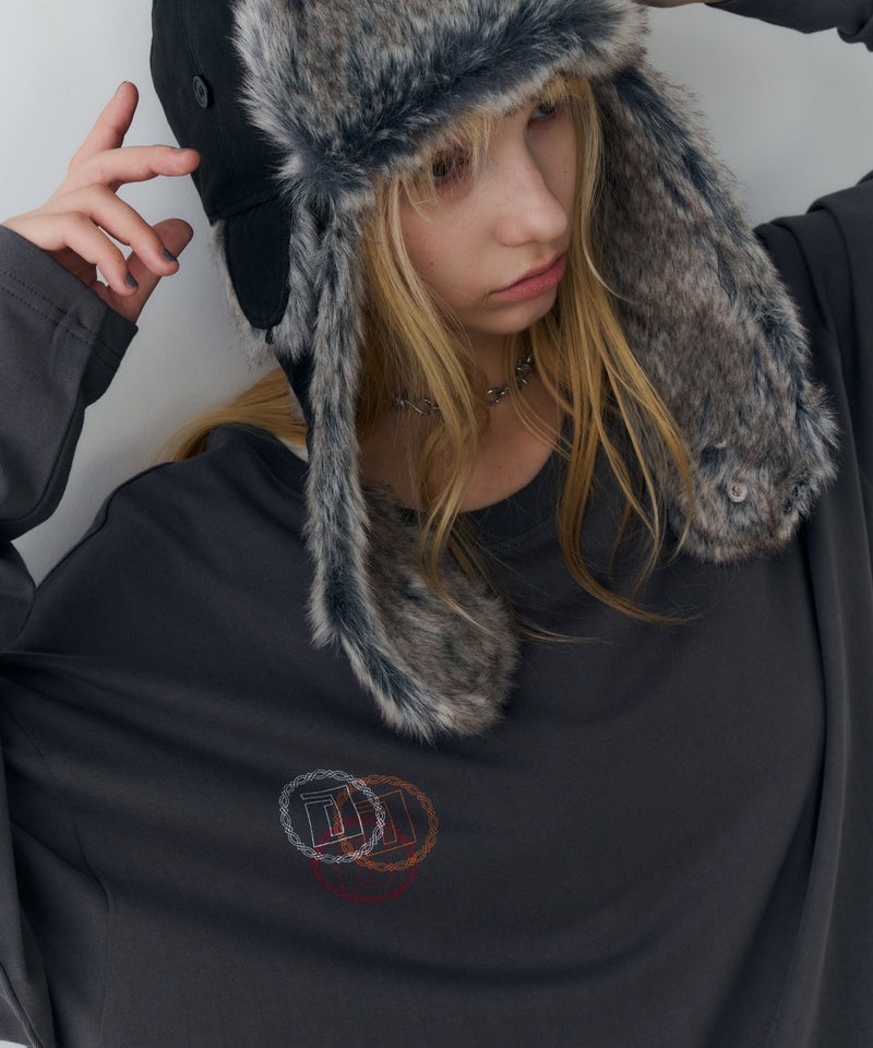 【予約】AIVER　エラープリントL/S TEE