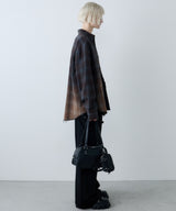 【一部予約】AIVER　グラデーションブリーチオンブレチェックシャツ