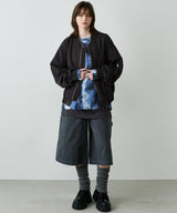 【予約】AFF AIVER　ムラ染めニットL/S TEE